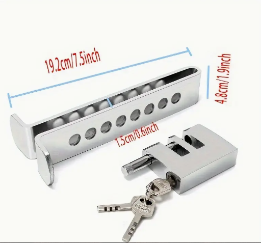 "Traba de Pedal de Alta Seguridad – Duerme Tranquilo, Maneja Seguro"